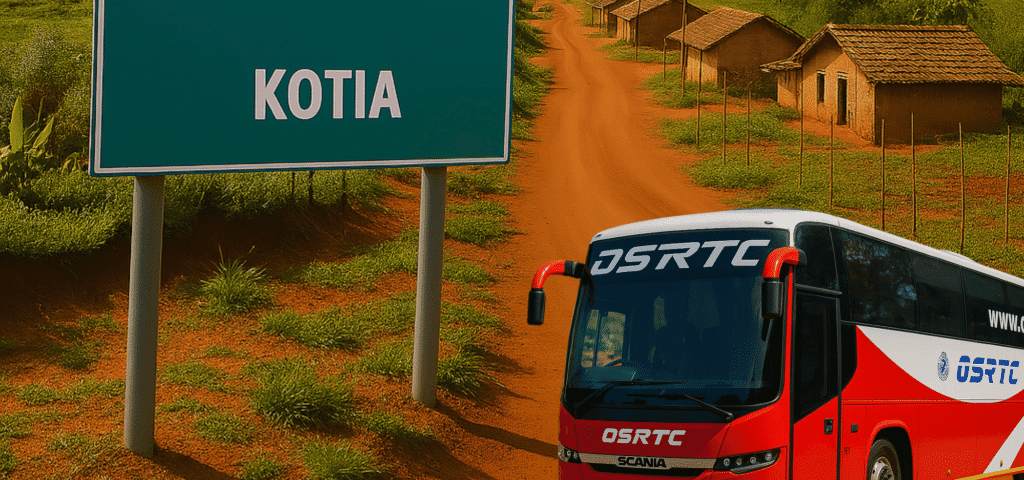 Bus Traveling to Kotiya Odisha Declared by Mohan Sarkar.