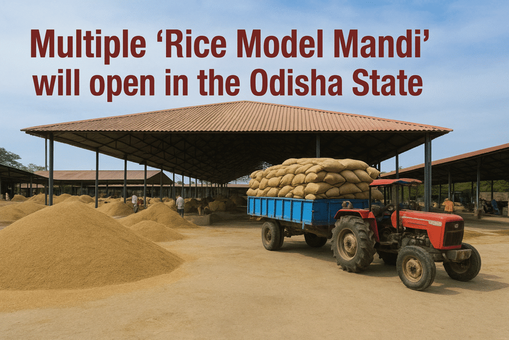 Multiple 'Rice Model Mandi' will open in the Odisha State