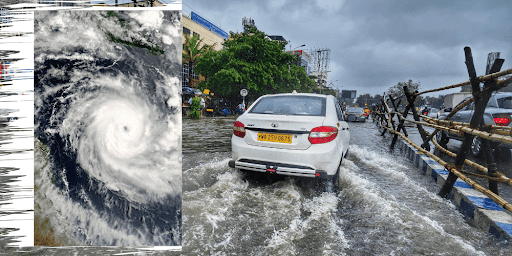 A major low pressure area is approaching, causing heavy rain in the state.